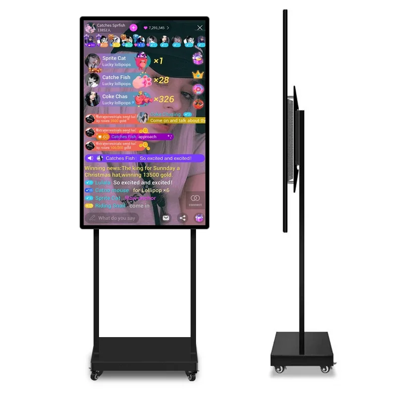 

FacebooFan interactive wireless large screen video streaming station live broadcast equipment