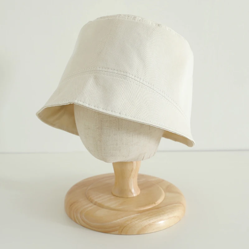 

Children's Bucket Hat Fashion Solid Color Kids Fisherman Cap Baby Boys Girls Outdoor Sunshade Visors Cotton Baby Basin Caps