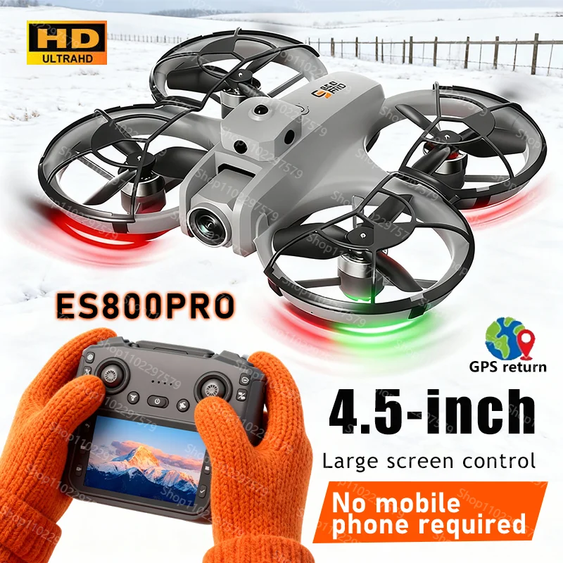 

New ES800PRO Drone 4K HD Aerial Photography FPV Brushless Motor Optical Flow Dual Camera Obstacle Avoidance With Screen Dron Toy