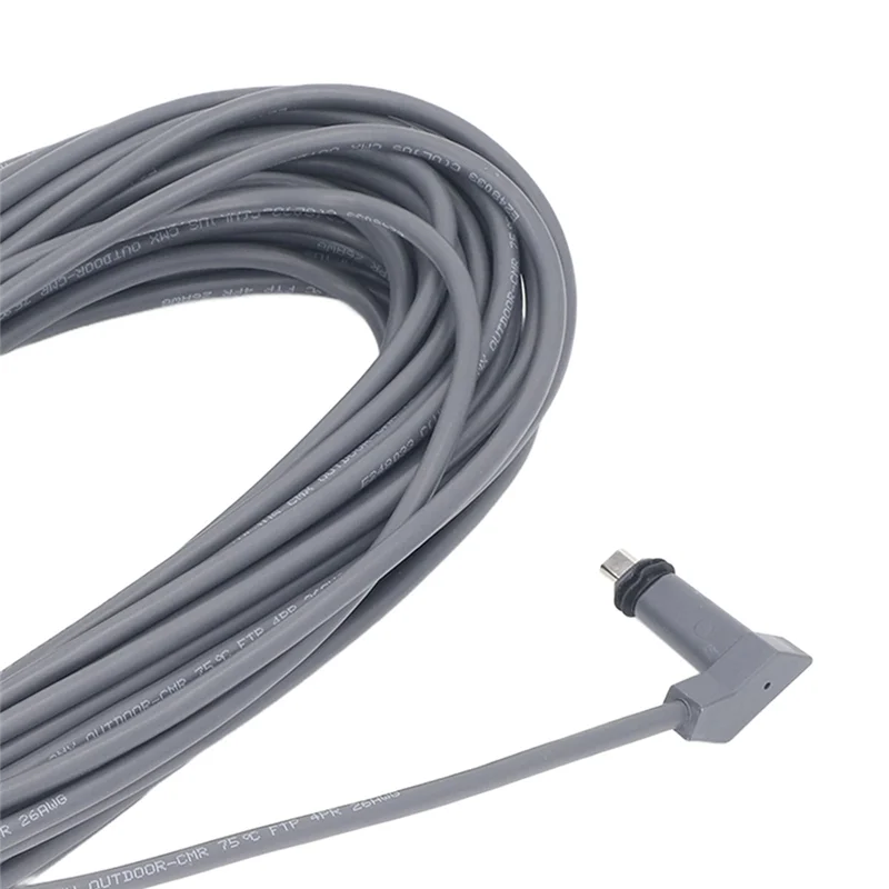 

For Starlink Rectangular Replacement Cable Stable Uninterrupted Connection For Starlink Cord 75Ft Grey