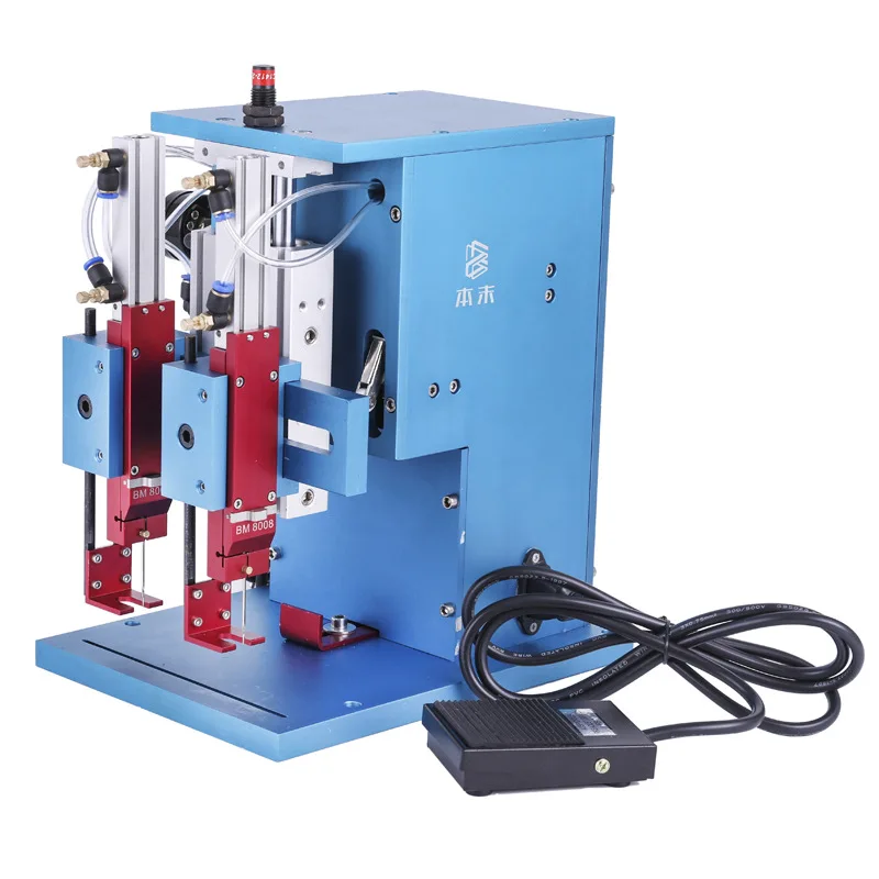 Automatic glue needle machine double needle type automatic card feeding tag machine instead of tag gun