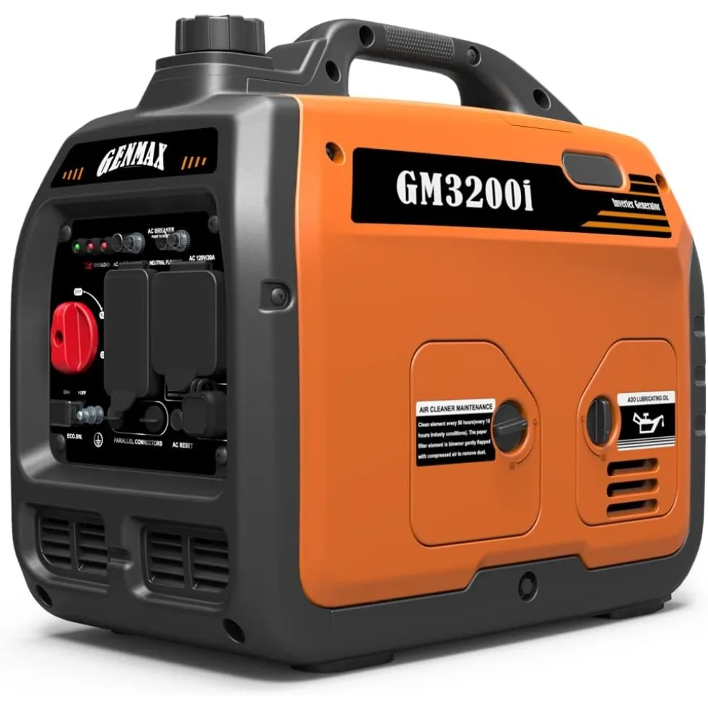 Generator，EPA Compliant, Eco-Mode Feature, Ultra Lightweight for Backup Home Use & Camping