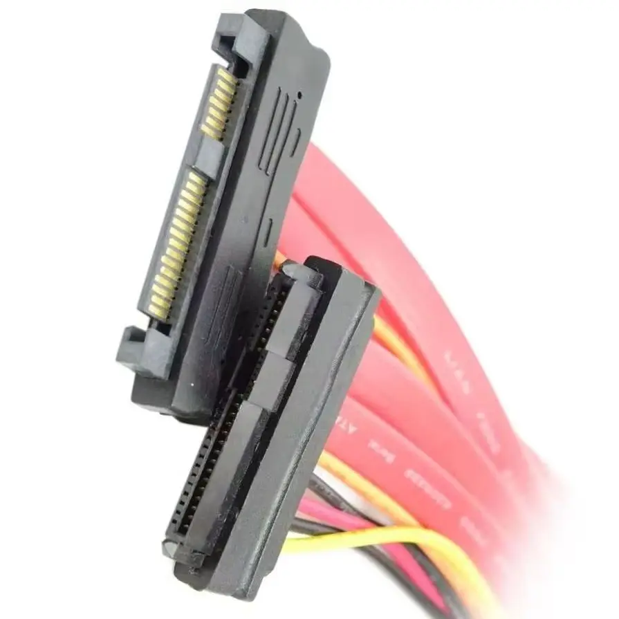 SAS Hard Disk Drive SFF-8482 SAS Cable 29Pin Male To Female Extension Short Cable SAS 29 PIN M-F Cord 0.15m 0.5m 1m