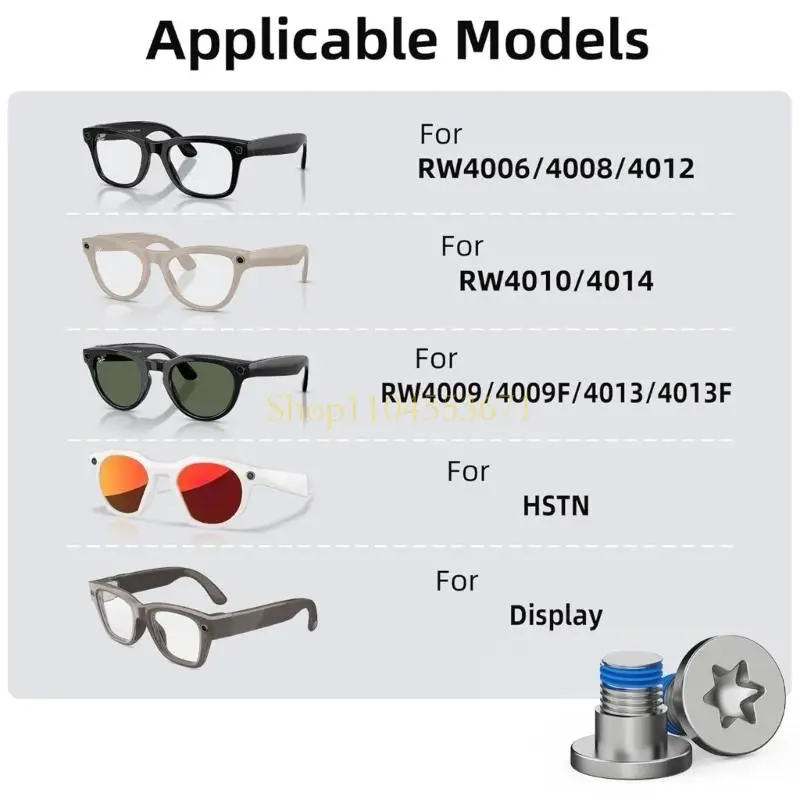 Best Seller Glasses Screws And 360 Degree Rotating Screwdriver For Quick Maintenance
