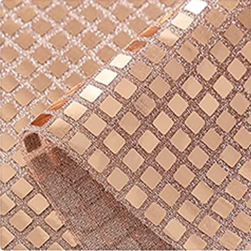 Square Shimmer Sequin Glitter Disco Party Tablecloth Wedding Birthday Baby Shower Silver Table Runner Retro Decoration