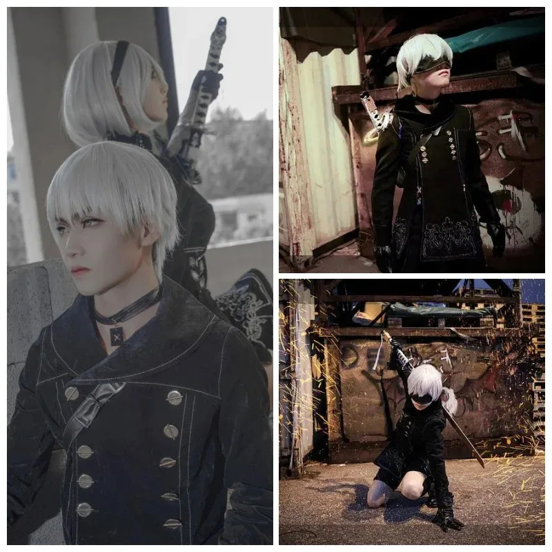 Костюм Bear House AA 1, аниме Nier Automata 9S Yorha 2B, костюм для косплея, мужской и женский наряд, парик, маскировка w1a2t, новинка 2025 г.