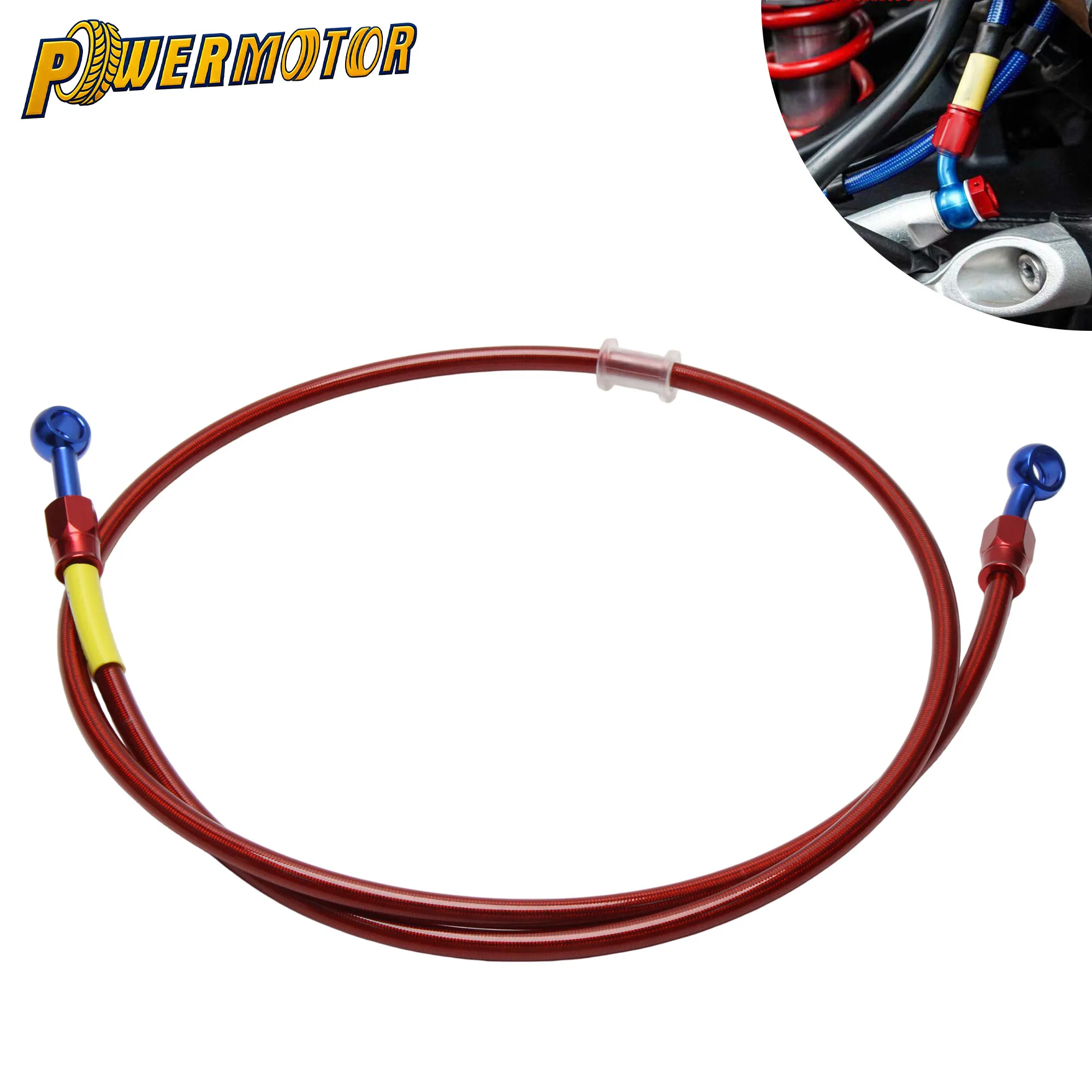 

Universal 1200mm Motorcycle Brake Line Cable Clutch Oil Hoses Tube Pipe Enduro Accessories Motocross Dirt Bike Replace Parts