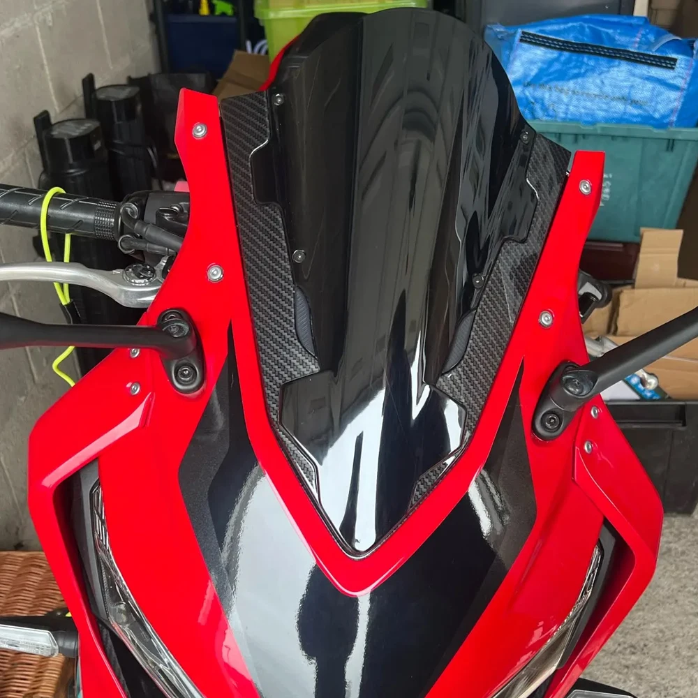 

Ветровое стекло для мотоцикла Honda CBR650R 19 20 2021 2022 2023 2024 CBR 650R аксессуары дефлектор двойной пузырьковый обтекатель