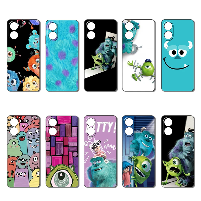 Soft black phone case for  OPPO F1 Plus F3 F5 F7 F9 F11 Neo 9 R9S Reno 2 2Z 2F 3 4 Pro 5 5F 6 lite 7Z 8Z 8T monsters inc casing