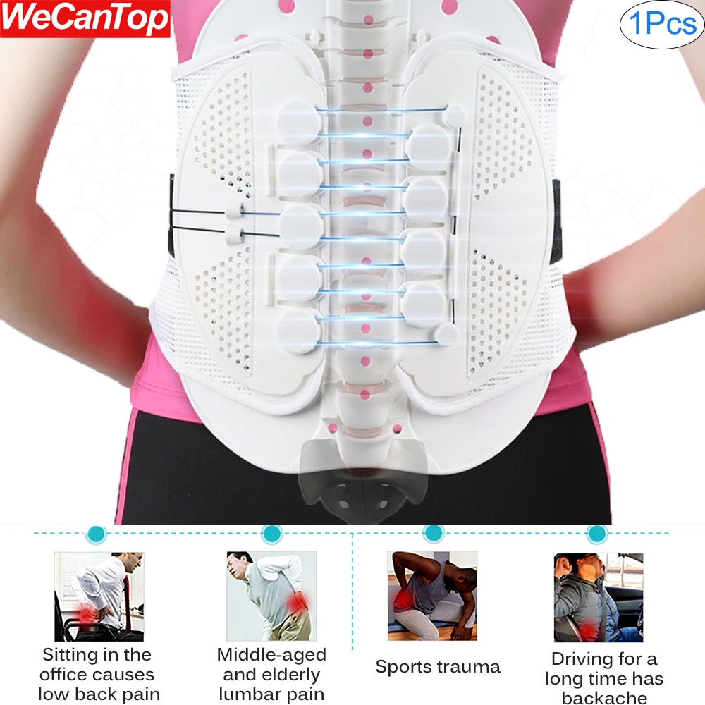 

Lower Back Brace Lumbar Support Belt with Pulley System for Lower Back Pain Relief, Herniated Disc,Sciatica,Scoliosis Back Brace