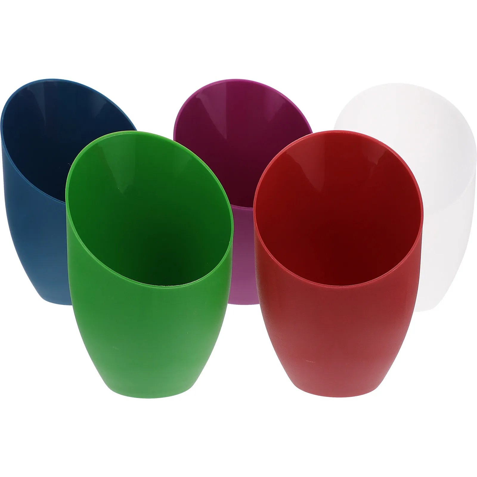 5Pcs Plastic Lampshade Replacement Simple Horseshoe Lamp Cover Bedside Desk Lamp Shade Decorative Lighting Plastic Lampshade