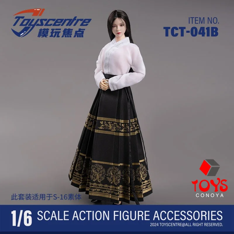 Toyscentre TCT-041 1/6 Scale Female Horse-face Skirt Chinese Style Clothes Model Fit 12'' TBL S16A Action Figure Body