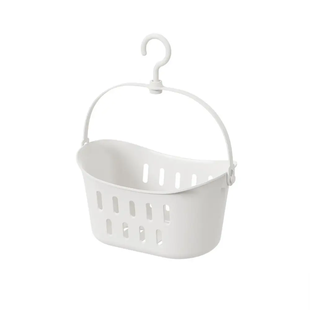 Portable Storage Basket Practical Creative Hanging Wash Bath Basket Drain Multifunction Shower Basket Kitchen