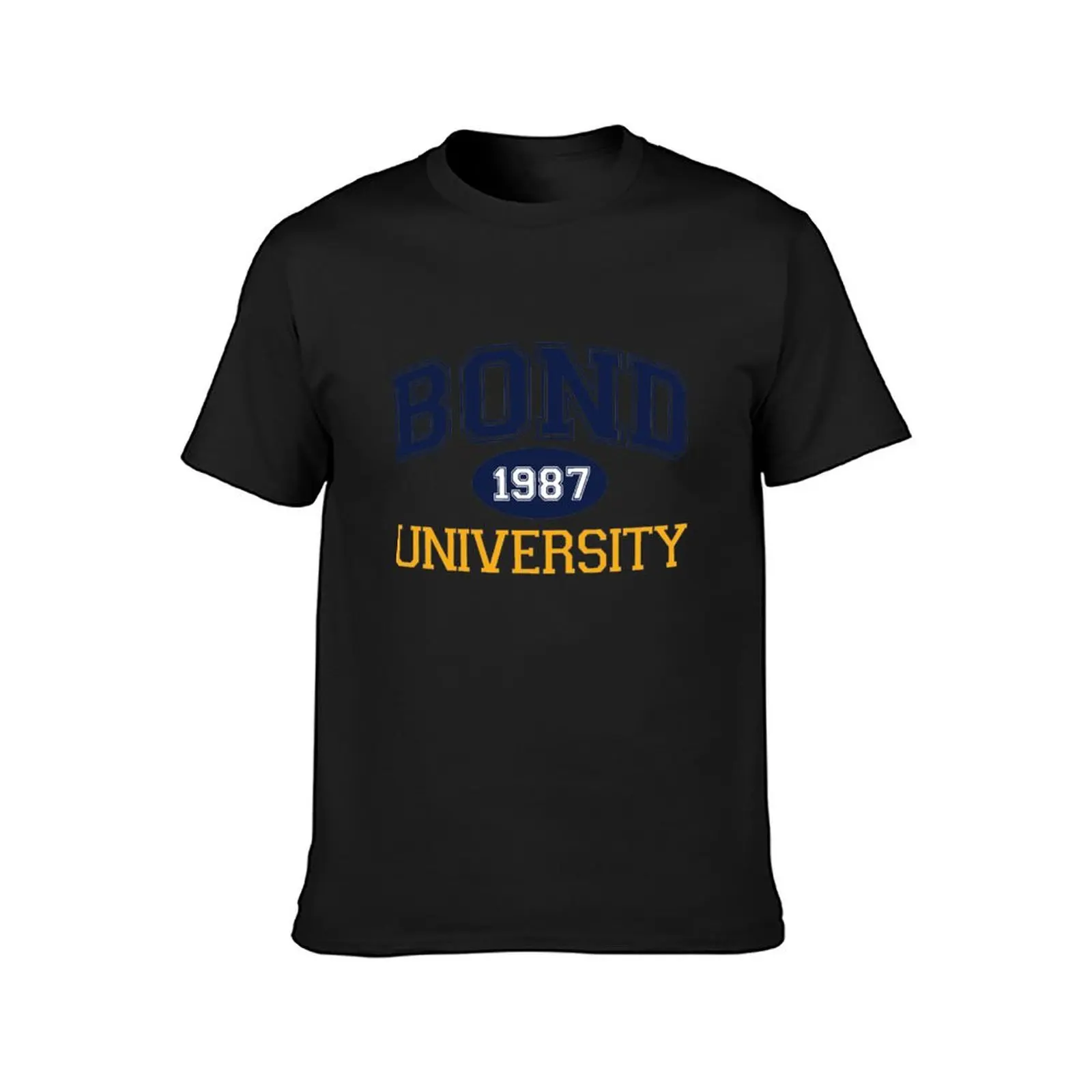 Bond University T-Shirt summer top funnys anime Aesthetic clothing men clothings