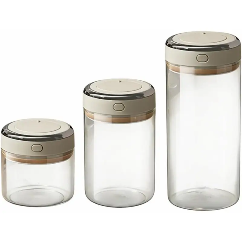 

ABFU-1Set Vacuum Container Storage Tank Sealed Coffee Powder Can Vacuum Tank Storage Tank