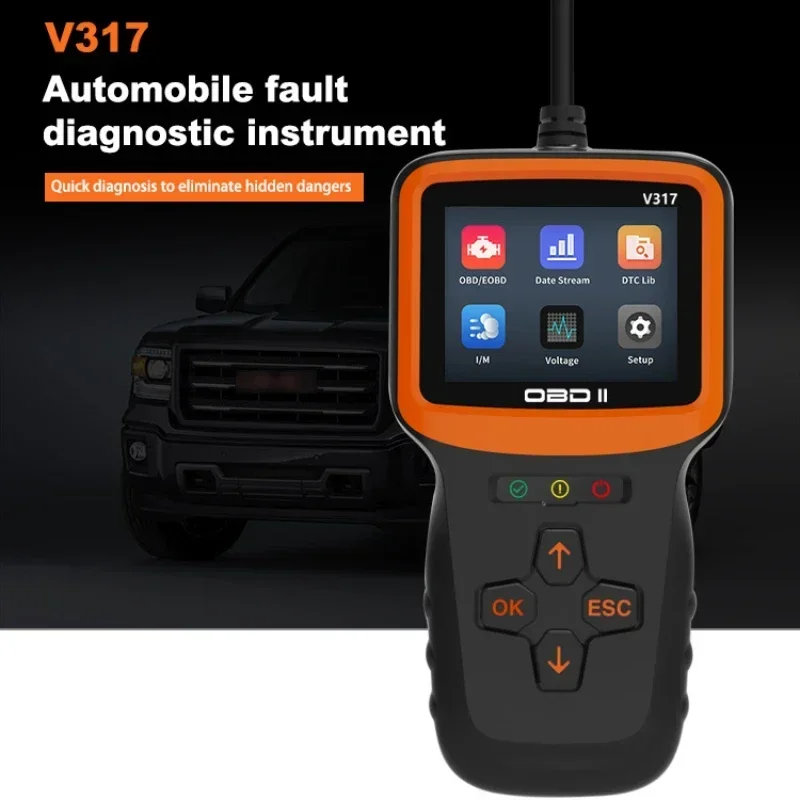 

Car Diagnostic Scanner Compatible Auto Code Tester Obd2 V317 Diagnostic Test And Measurement Tools For SUV Roadcar RV Sports Car