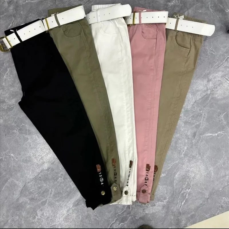 Koreanische 2025, Neue Mode Washe Harun Hosen frauen Frühling Herbst Hohe Taille Lose Alle-Spiel Casual Hosen Weibliche hosen Damen