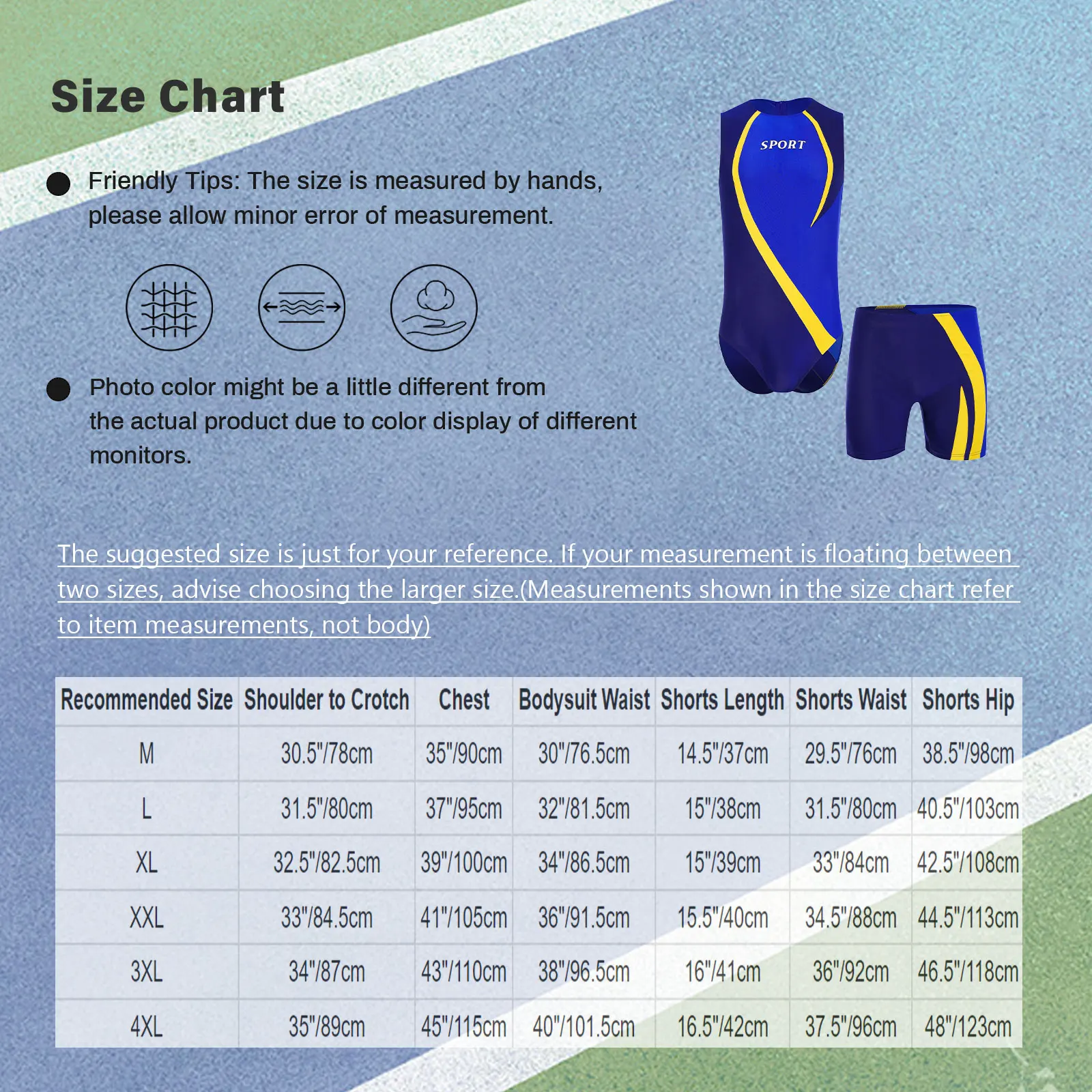 남성 스포츠 의류 세트 라운드 넥 민소매 백 인비저블 지퍼 운동 피트니스 워크아웃 바디수트 및 탄력 있는 허리밴드 반바지