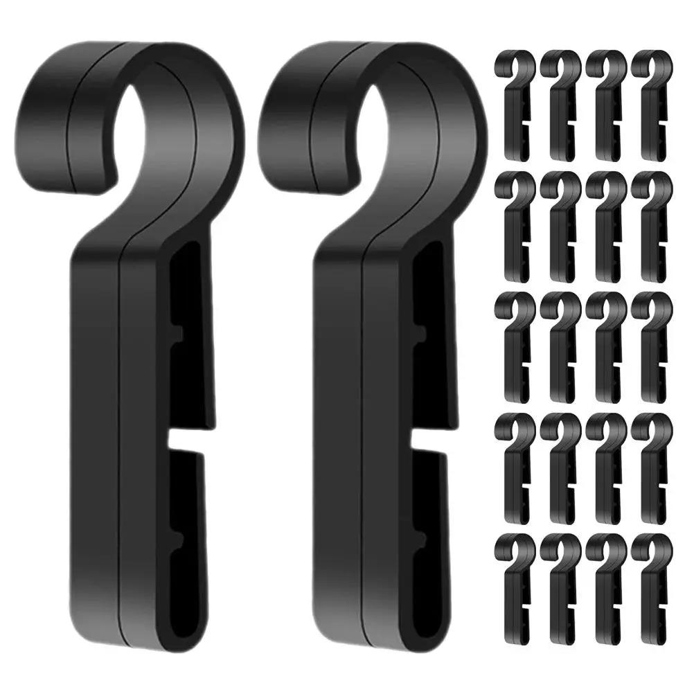 

50Pcs Clips Headlamp Hooks Heavy Duty Hardhat Clips for Safety Headlight Clip Construction Work Hard Hat Headlight Hook