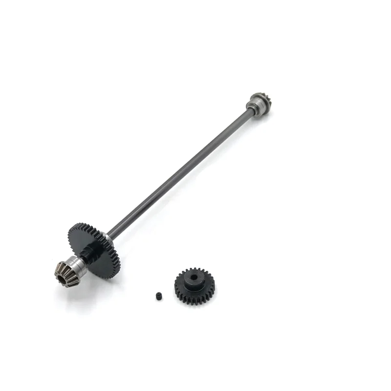 Metal Upgrade 27T Motor Gear Central Drive Shaft Assembly For WLtoys 1/14 144010 144001 144002 RC Car Parts