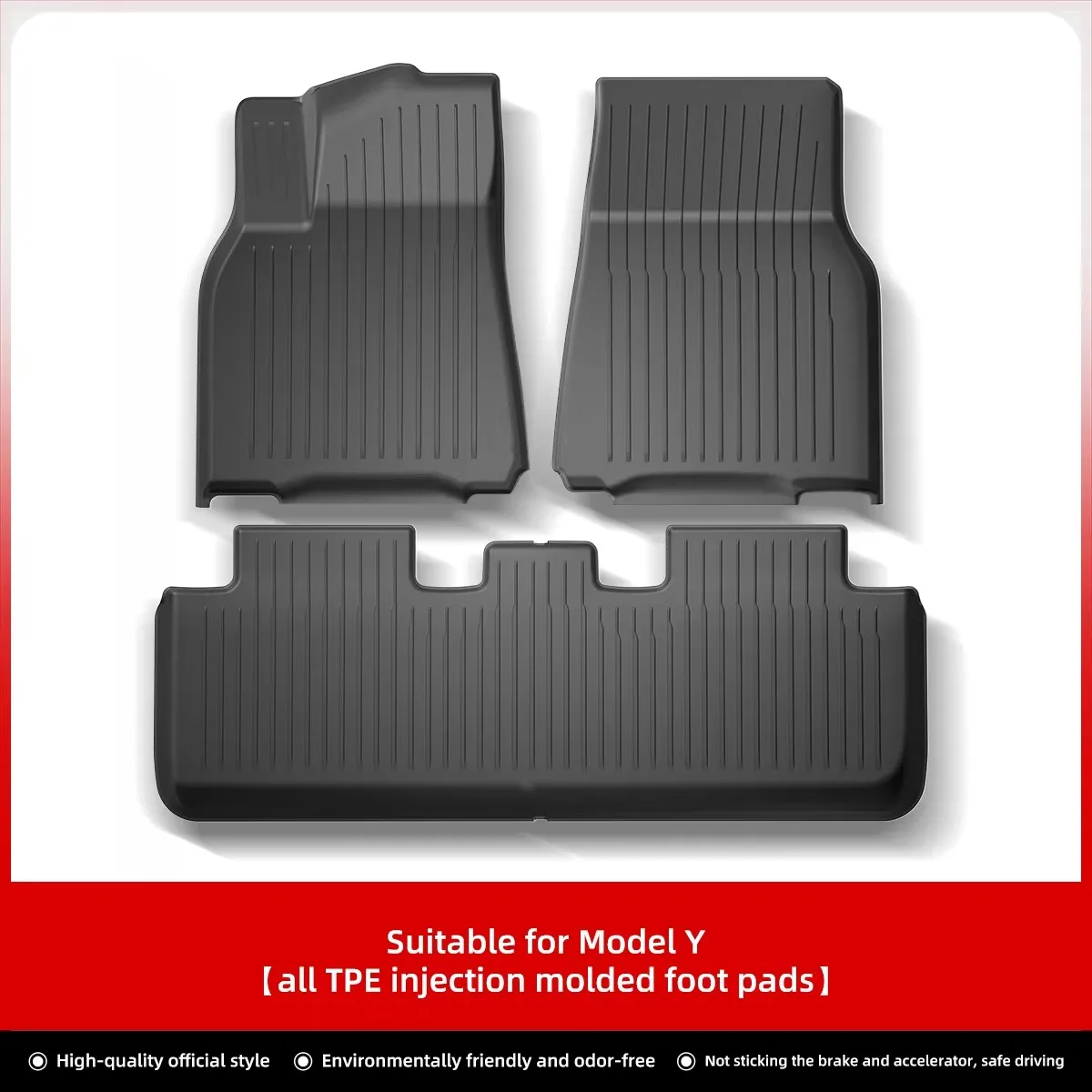 Luckease Voor Tesla Model Y Achterbank Rugleuning Beschermende Pad Kofferbak Mat Anti-Kick Pad Auto-interieur Accessoires 2021-2024