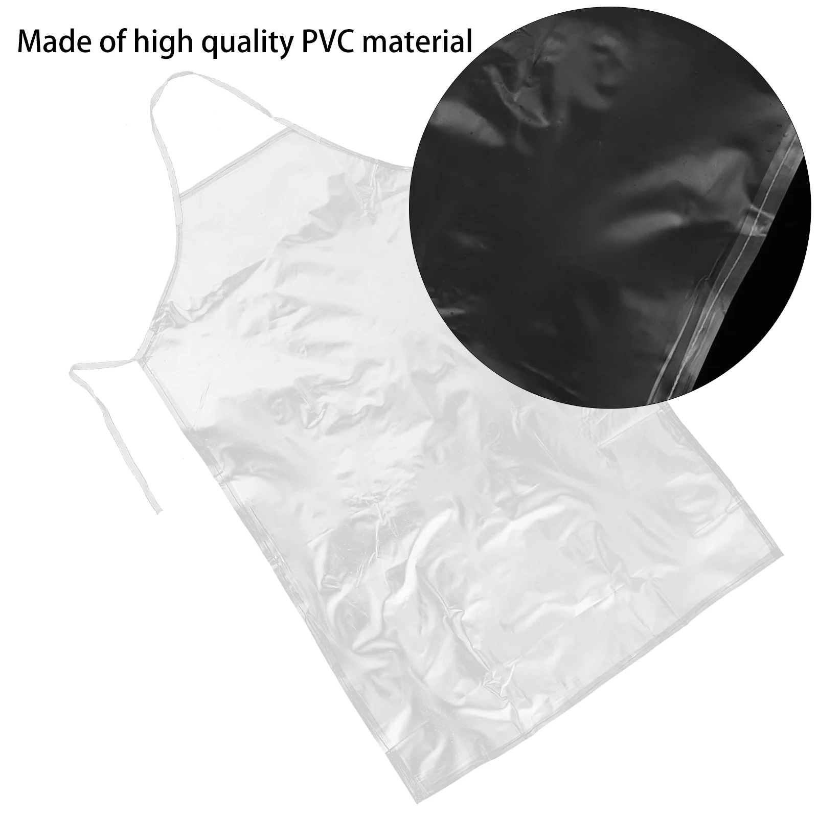 

3Pcs Kitchen Waterproof Apron Transparent PVC Anti-Oil Stain Resistant Washing Apron for Home Hotel Bar Cooking Cleaning