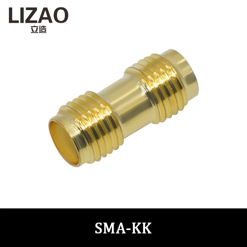 LIZAO SMA Female Jack Solder Nut Edge PCB Clip Straight Mount Gold Plated RF Connector Receptacle SMA-KE SMA-KWE