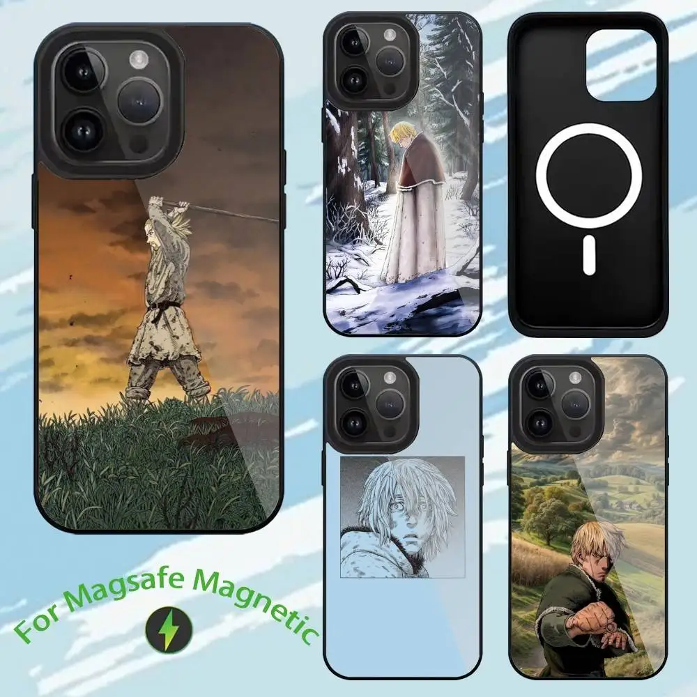 

Comics Vinland Saga Phone Case For iPhone 17,16,15,14,13,12,11,Plus,Pro,Max Magsafe Magnetic Wireless Charging