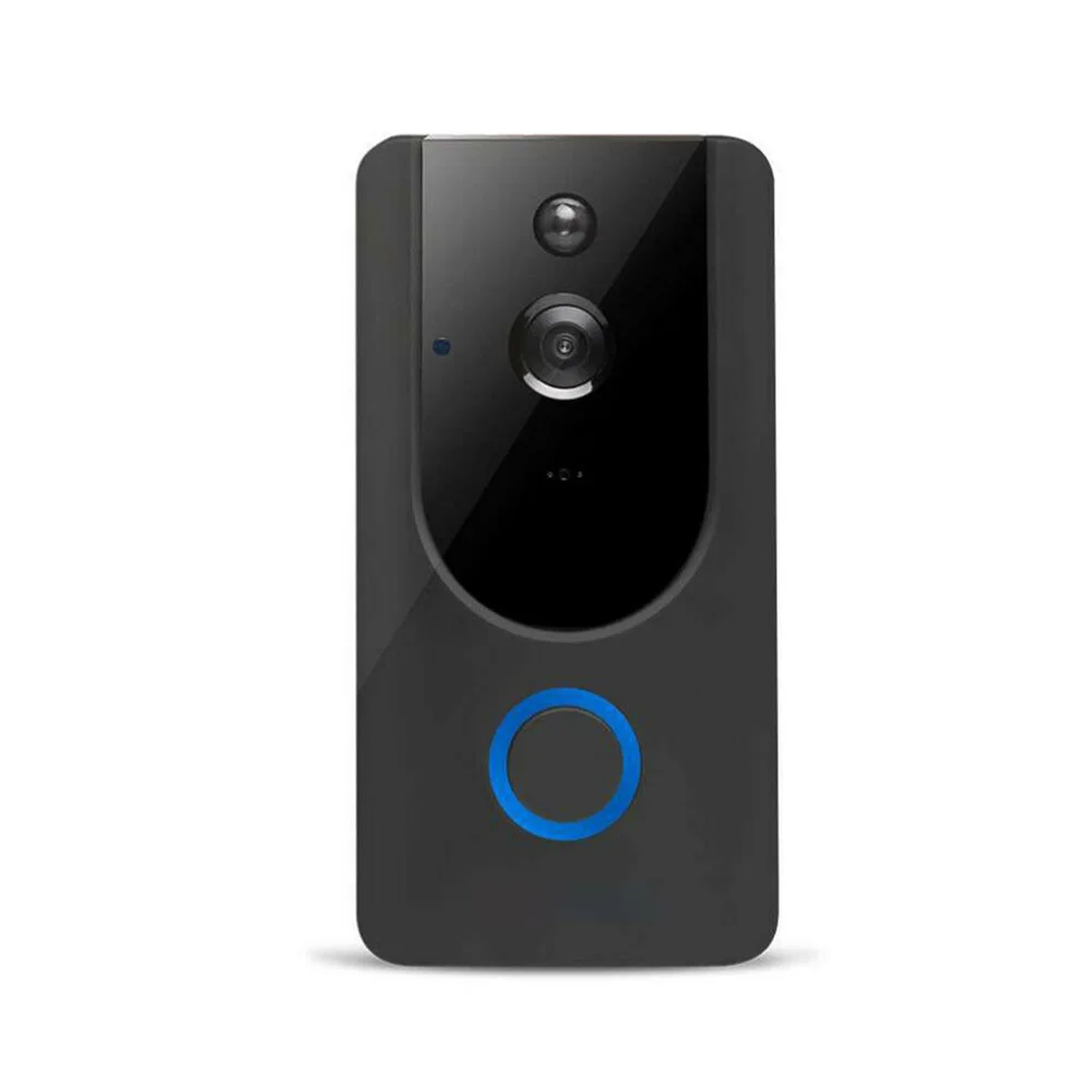 TUYA Wi-fi Video Doorbell, Wireless Smart Doorbell Camera 2-way Audio Call Smart Home Security, 1080P High Definition Night Visi