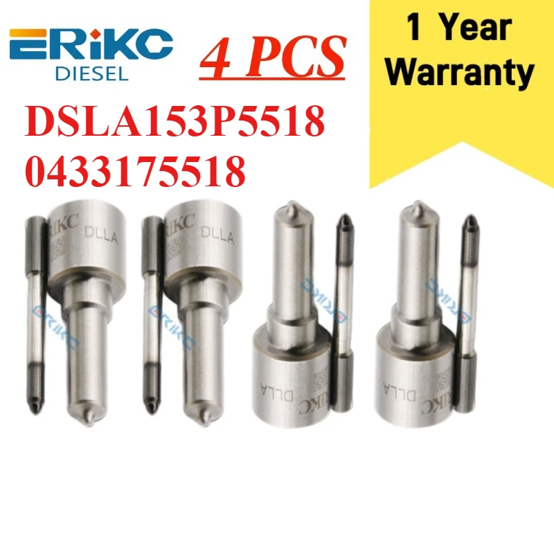 

Форсунка дизельного топлива DSLA153P5518 0433175518 DSLA 153 P 5518, наконечник форсунки Common Rail DSLA 153P 5518