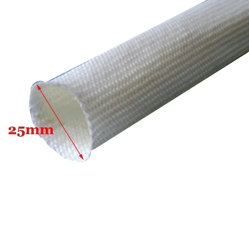 25mm 2m Glass Fibre Exhaust Pipe Thermal Insulation Hose Cover For Webasto For Eberspacher Heater Exhaust Assembly Fiber Sleeve - Image 5