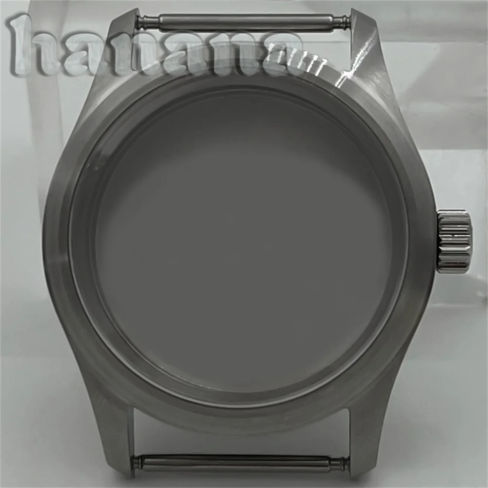 36 مللي متر الطيار غواص الفضة الأسود حالة الياقوت الزجاج مناسبة ل NH34 NH35A NH36 NH38 ETA2824 PT5000 حركة 100 متر مقاوم للماء