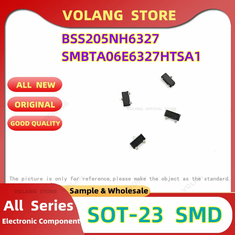 

50 шт./лот BSS205NH6327 SOT-23-3 SMBTA06E6327HTSA1 новый и оригинальный на складе MOSFET