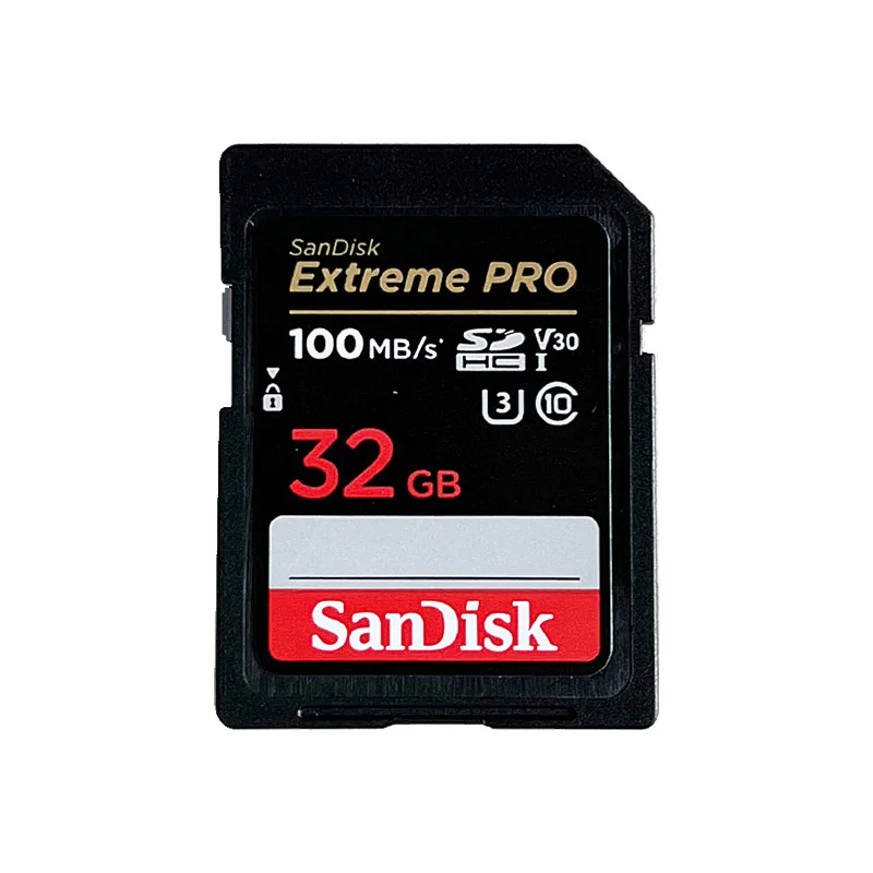 SanDisk Extreme PRO SD-kaart 32G SDH 64G 128G 256G SDXC UHS-I C10 100 M/s-200 MB/s U3 Geheugenkaart Ondersteuning V30 4K voor Camera/DV/SLR