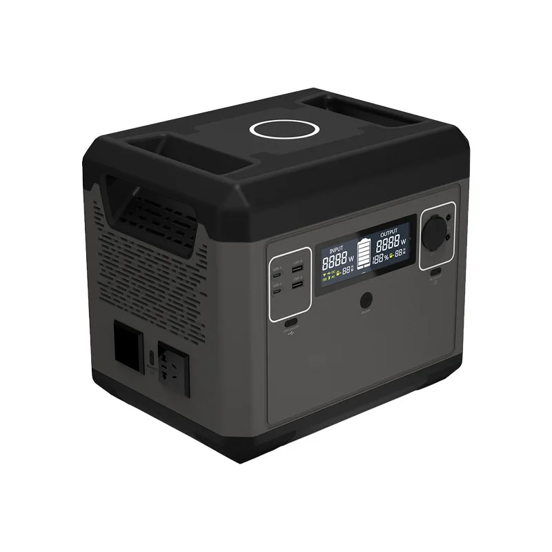 

2000W large-capacity outdoor power supply backup energy storage power supply camping two-way mobile power supply
