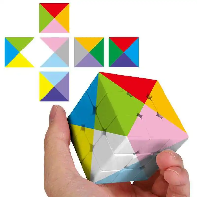 

Speed Cube 3x3x3 Color Rainbow Развивающие головоломки для снятия стресса для подростков, мальчиков и девочек, головоломка Cubo Infinito Zauber Duafel