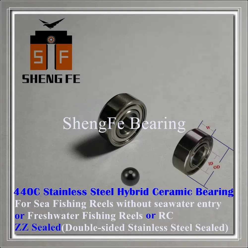 137 Bearing SMR137C ZZ/2OS 7x13x4 P4|Fishing Reel Bearing 1370|440C Stainless Steel Hybrid Ceramic Bearing |Robot/RC Bearing