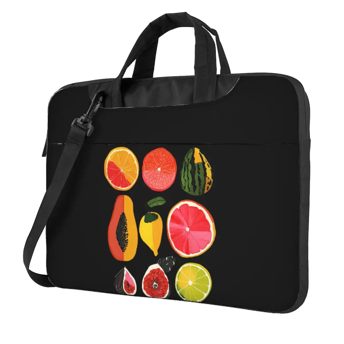 

Коллекция тропических фруктов, сумка через плечо для ноутбука, сумка для компьютера 13, 14, 15,6-дюймовая сумка для ноутбука Macbook Pro Lenovo
