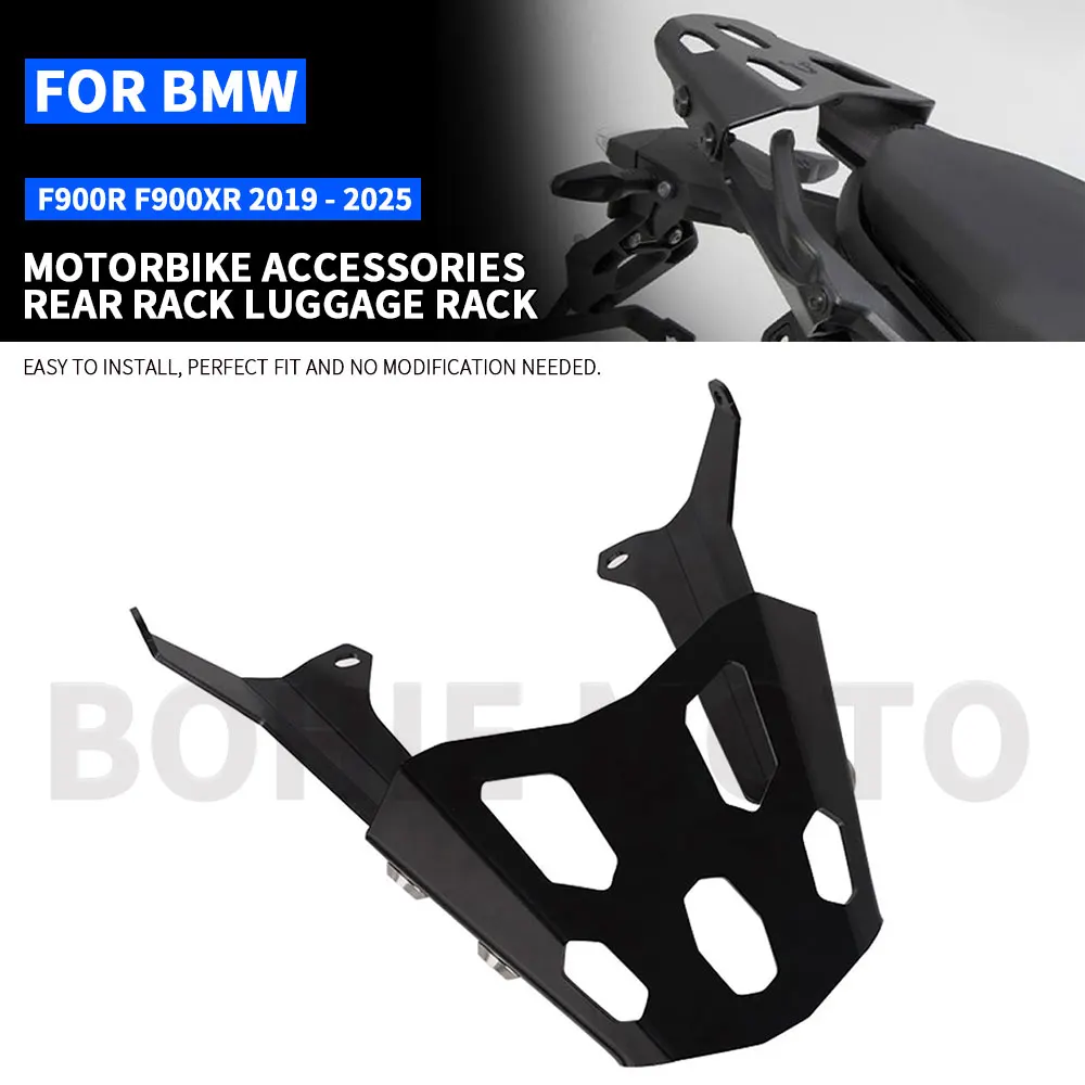 

Fit on F900R F900XR Motorcycle Rear Luggage Rack Carrier Support Holder Cargo Shelf Bracket For BMW F900 F 900 R XR Accessories