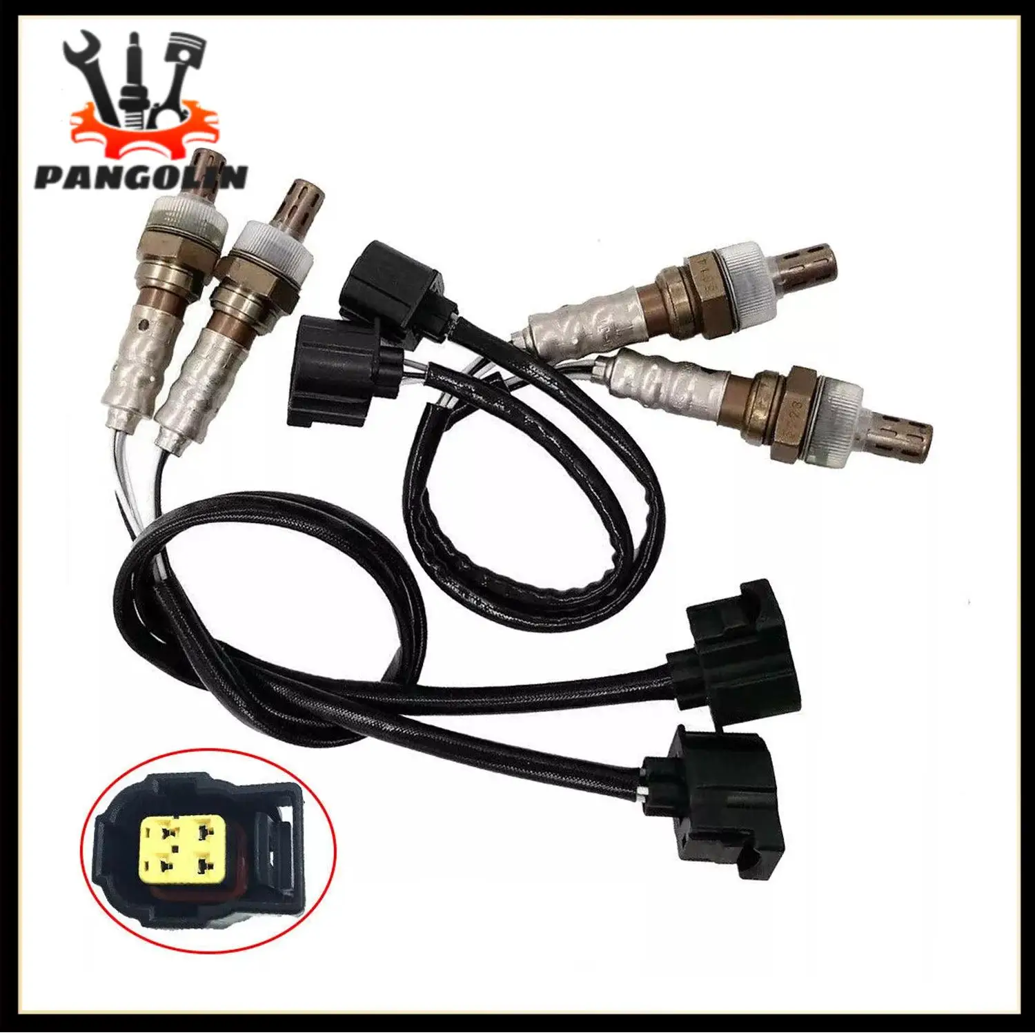 

4 шт. датчик кислорода вверх и вниз 234-4274 234-4880 234-4881 для 2007-2009 Jeep Wrangler V6 3,8 л датчик кислорода выхлопных газов