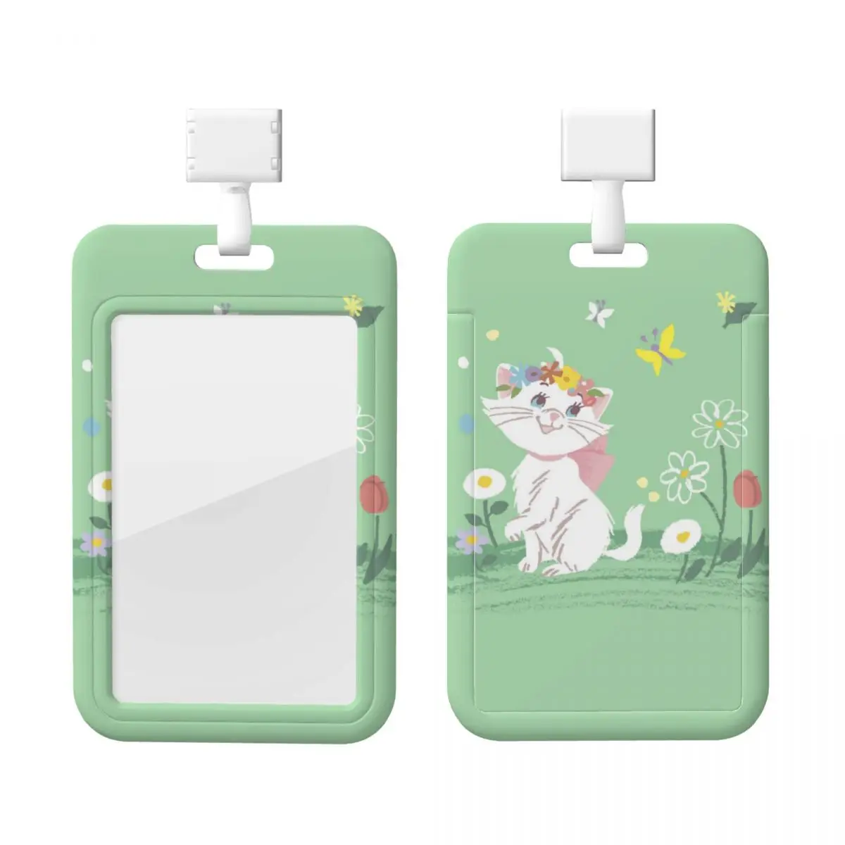 

Custom The Aristocats Credit Card Holders Neck Strap Lanyard ID Badge Card Holder Cat Manga Factories Nurse Card Holder