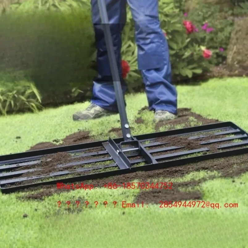 

Грабли-выравниватели для газона 2026: Машина для выравнивания почвы и внесения удобрений, садовый и фермерский выравниватель с ручным приводом