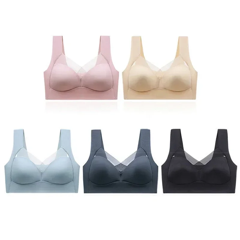 حمالة صدر لاسلكية مثيرة من الدانتيل من FallSweet للنساء بدون خياطة، ملابس داخلية مريحة تسمح بمرور الهواء للجري والتمارين الرياضية