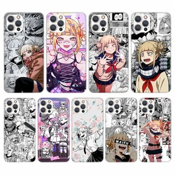 MHA Himiko Toga Soft Phone Case For iPhone 16 15 14 13 12 11 Pro Max X XR XS 7 Plus 8 + SE 2020 Pattern Customized Cover 15 14 1