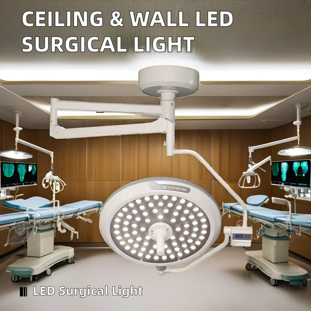 Veterinary    Instruments Wall-Mounted Electric Shadowless LED Operation Lamp Metal Mounting Lighting for Medical