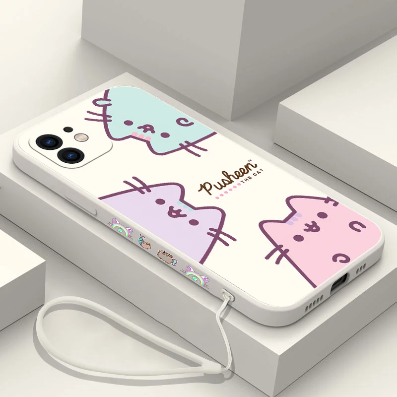 Sanrio Hello Kitty Cat pusheens Case For Samsung A81 A53 A91 A50 A12 A22S A52 A52S A51 A72 A71 A32 A22 A20 A30 A21S A12 4G 5G