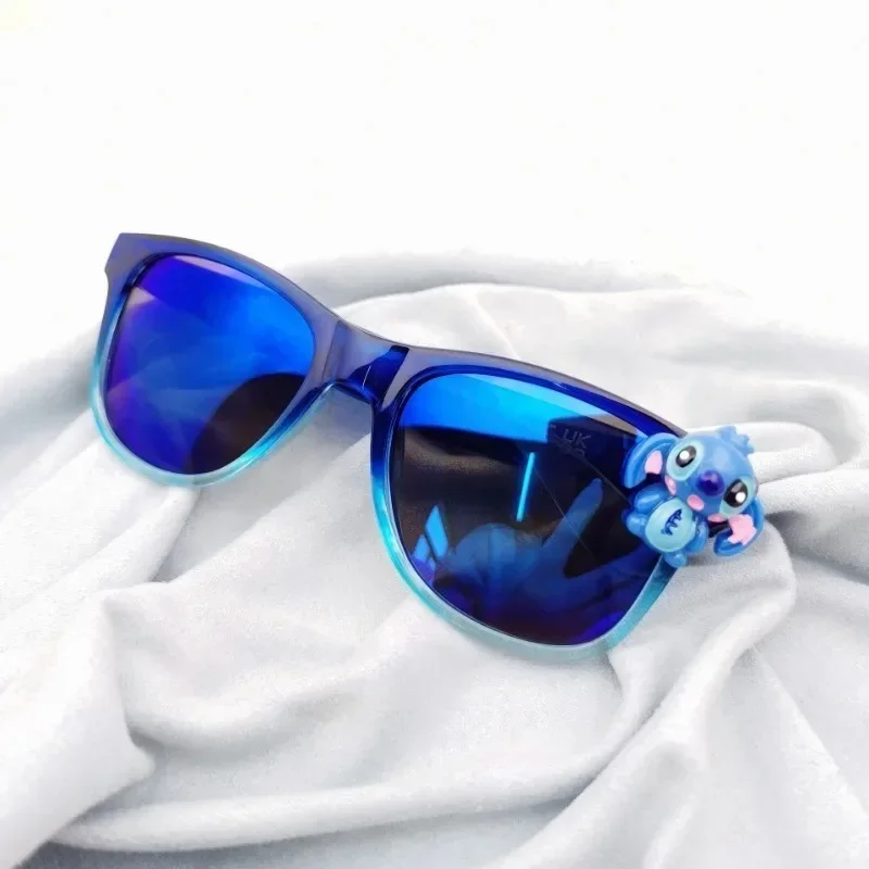 Disney Lilo & Stitch Sunglasses Cartoon Frozen Elsa Anna The Little Mermaid Sun Glasses for Children's Birthday Christmas Gifts