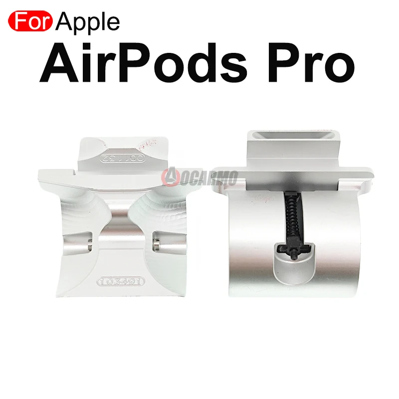 Aocarmo For Apple AirPods 1 2 3 Pro Pro2 Battery Charging Case Box Compartment Metal Hinge Rotating Shaft Replacement Part