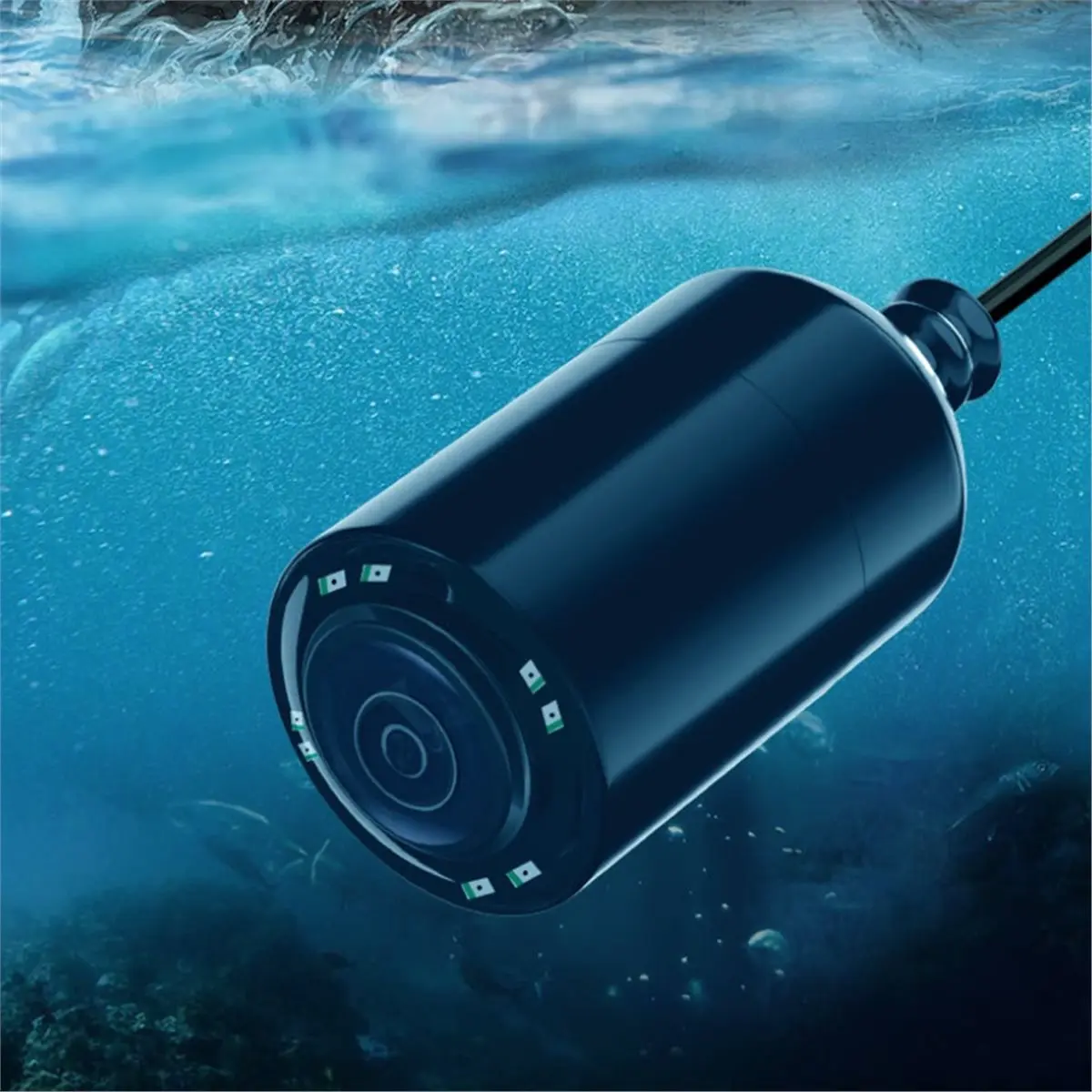 N05R Visual Anchor Fish Underwater Ultra-High-Definition with Moisture Temperature Depth-Sensing Fish Finder Camera 220°
