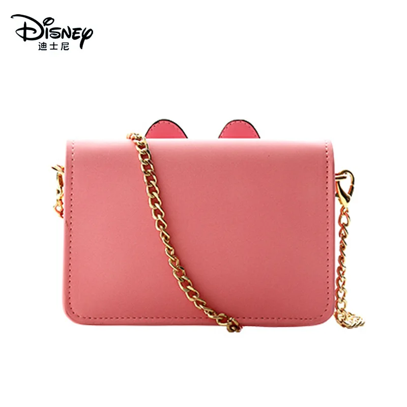 Imagem -03 - Disney Minnie Nova Meninas um Ombro Oblíqua Bolsa de Marca Luxo Meninas Bolsa dos Desenhos Animados Bonito Mini Meninas Zero Carteira Alta Qualidade